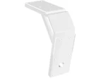 Power-Pole Deck Mount - 8" Aft - 11" Drop - White