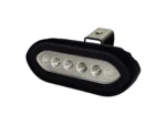 Shadow-Caster Bracket Mount Spreader Light - Black Housing - White