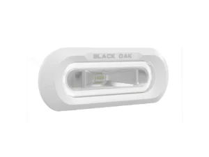 Black Oak Low Pro&trade; Marine Spreader Light - Flush Mount - White Housing - White LED