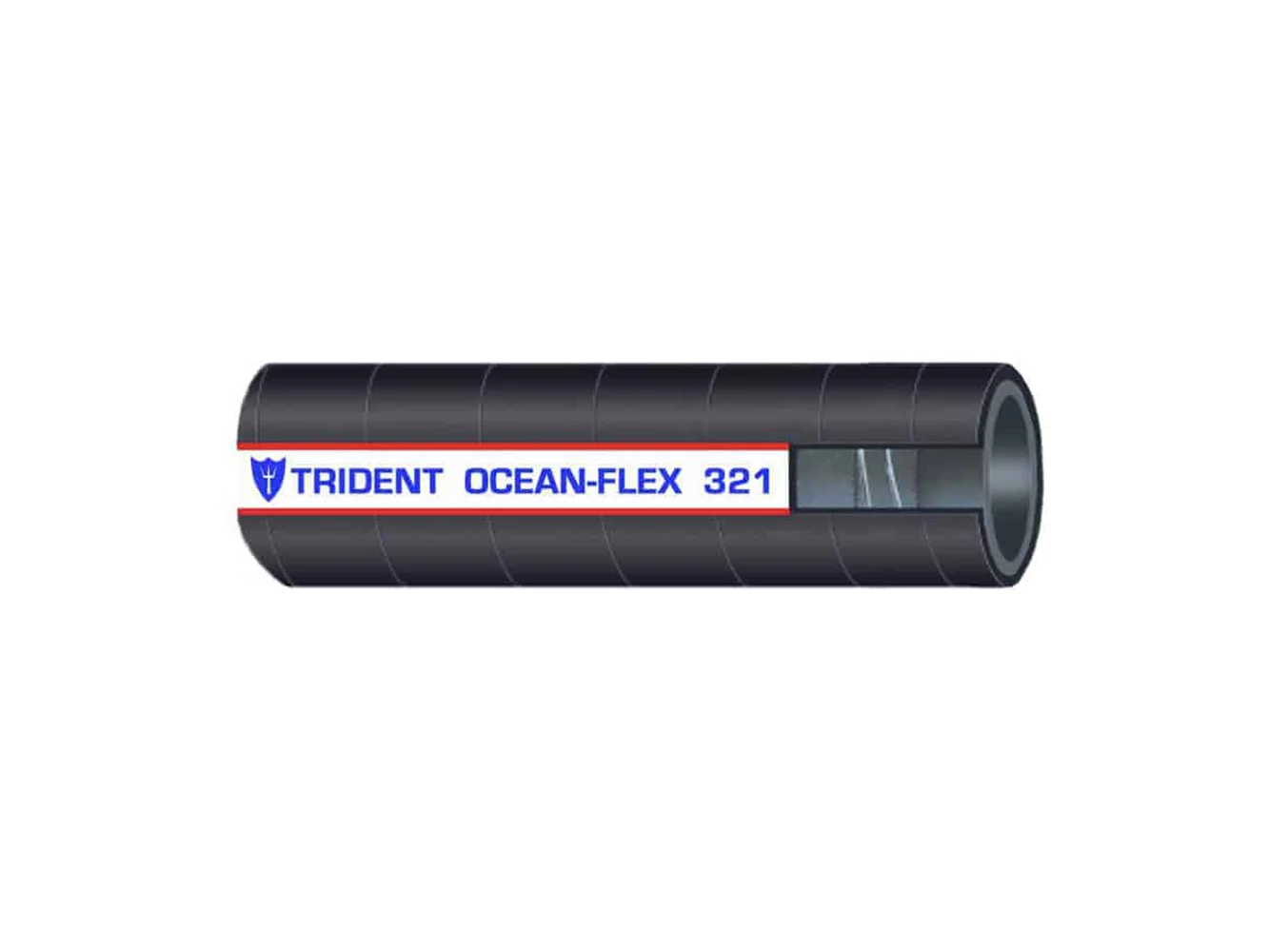 Trident Marine 2-1/2" x 25' Ocean-Flex Multipurpose Hose