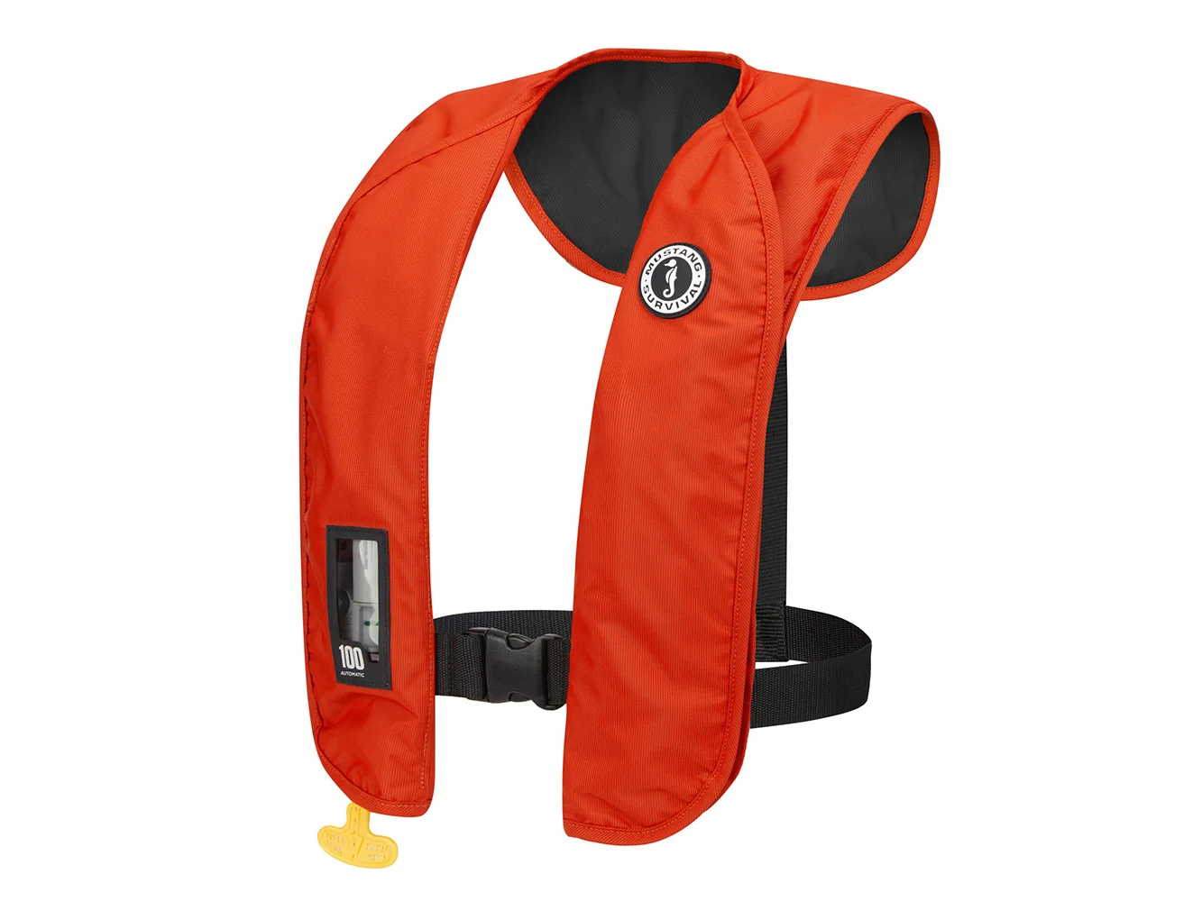 Mustang MIT 100 Inflatable PFD - Orange/Black