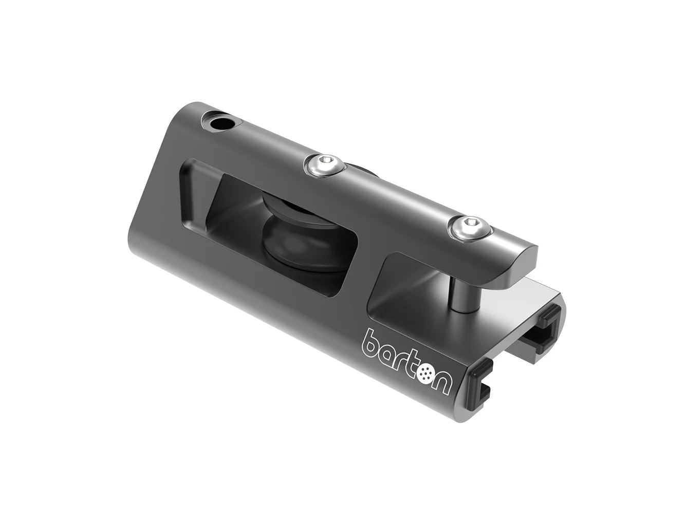 Barton 32mm End Stop & Becket Genoa Car Track - Black