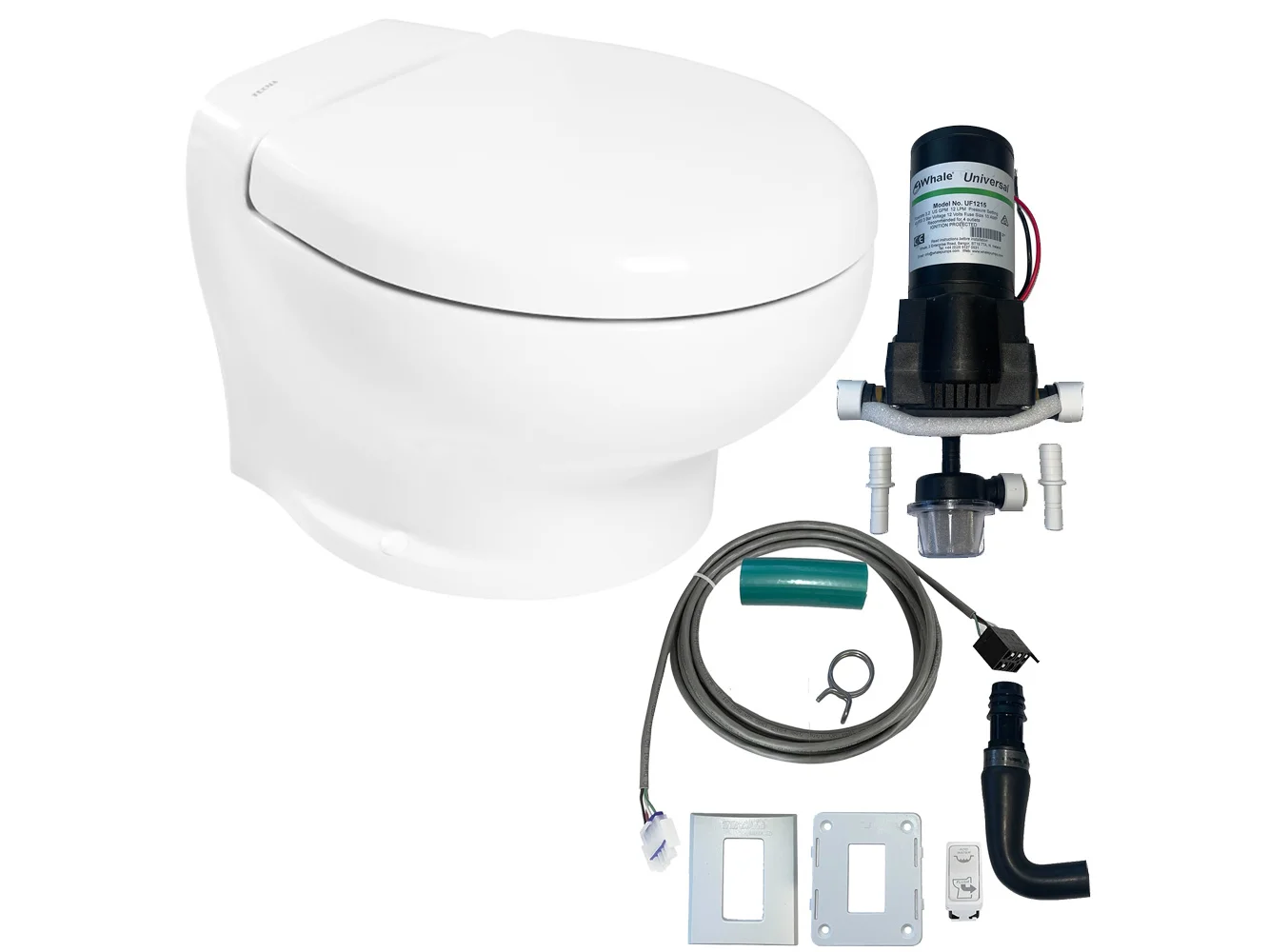 Thetford Nano Eco Compact Toilet Raw Water Kit w/Inlet Pump - 12V