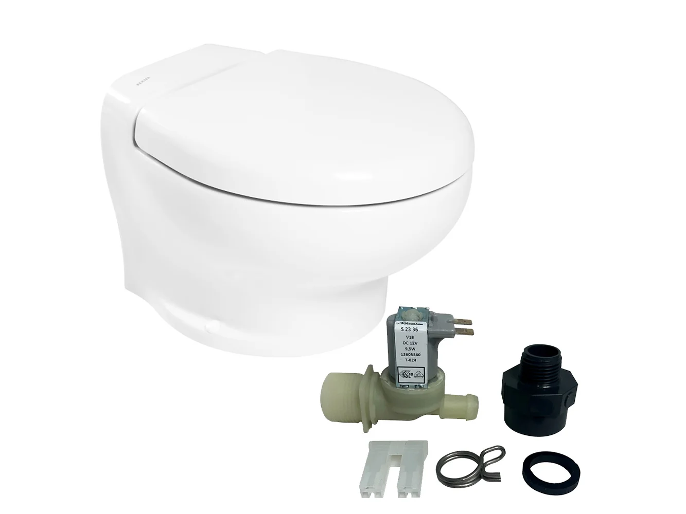 Thetford Nano Touch Compact Toilet Freshwater Kit - 12V