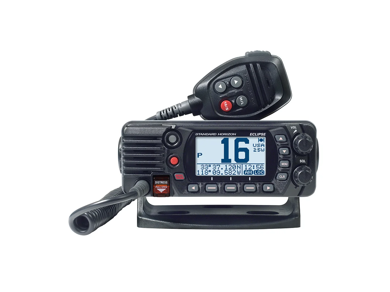 Standard Horizon GX1410B Eclipse Series 25W Fixed Mount VHF - Black