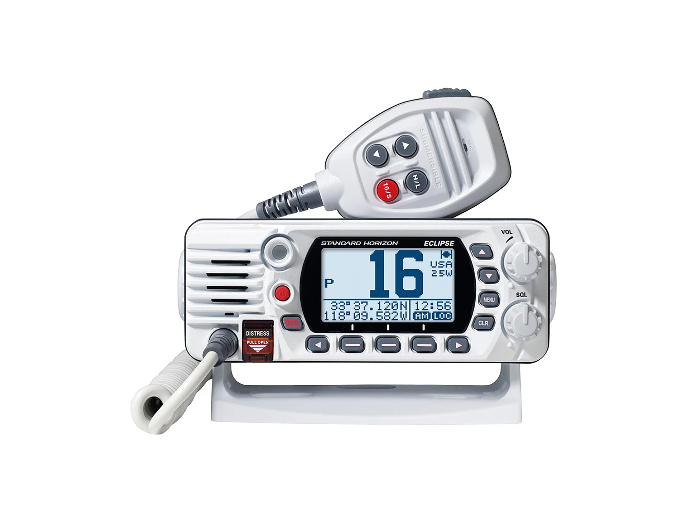 Standard Horizon GX1410B Eclipse Series 25W Fixed Mount VHF - White