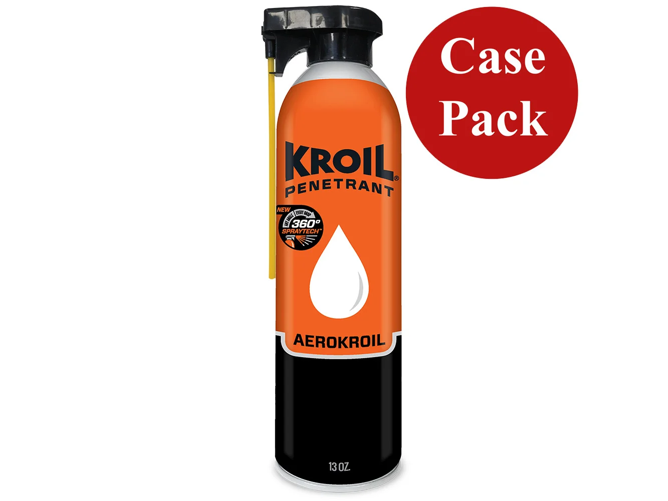 Kroil Original Penetrant - Aerosol - 13oz Can - Aerokroil Formula w/SprayTech™ *Case of 12