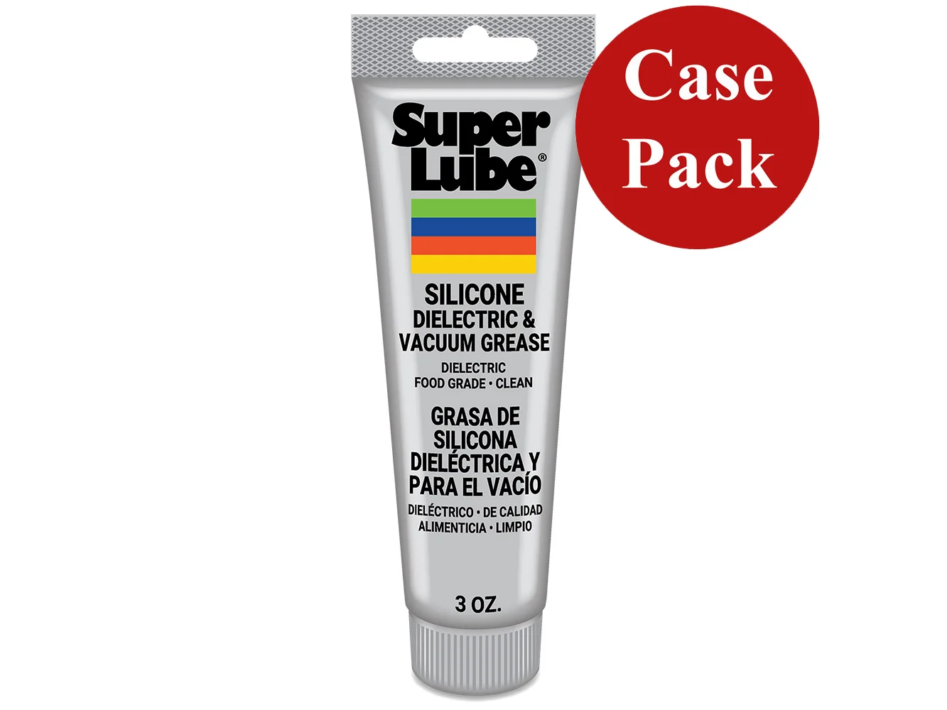 Super Lube Silicone Dielectric & Vacuum Grease - 3oz Tube *Case of 12