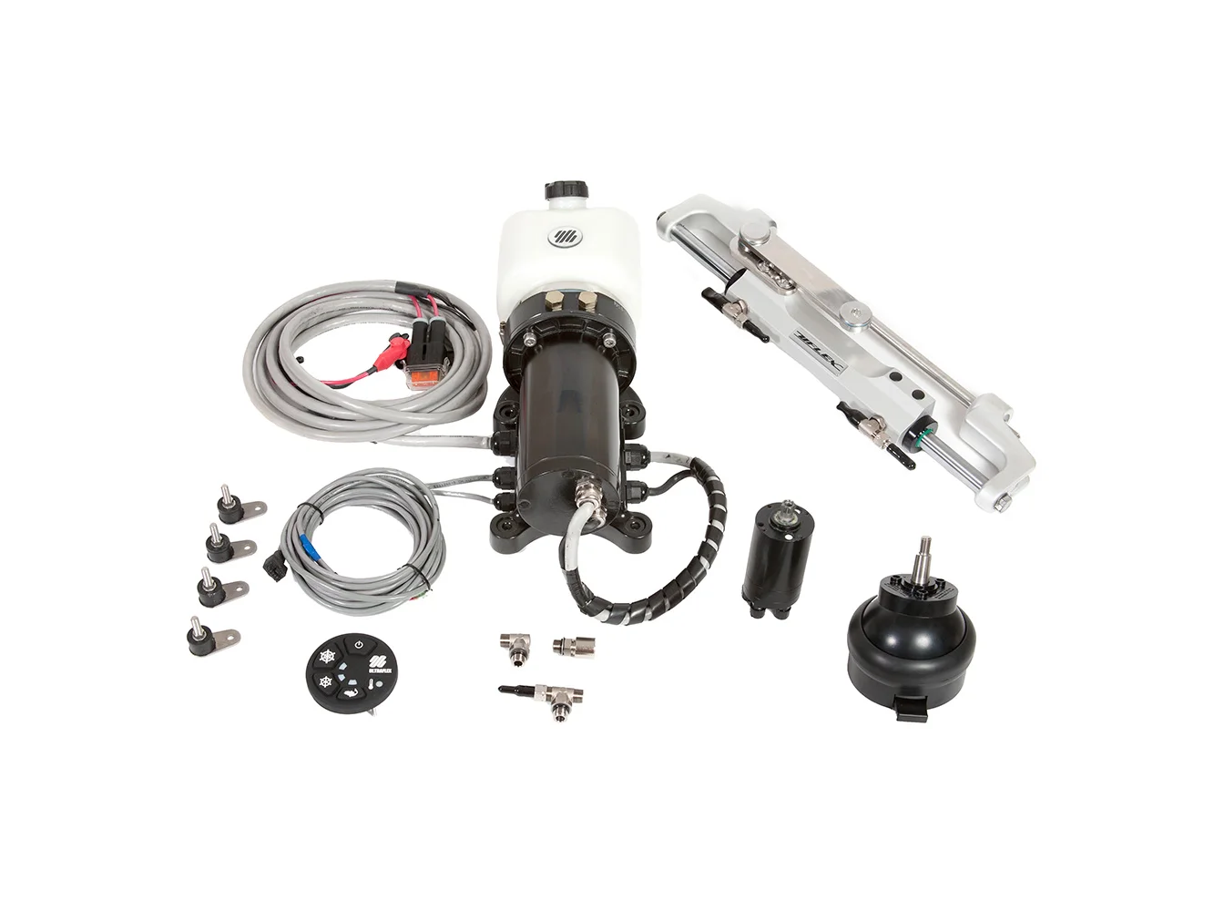 Uflex Masterdrive™ Steering System for 1 Engine - 1 Cylinder UC128-SVS 2 Cylinder Tilt Helm
