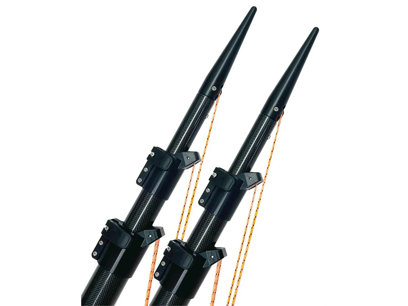 Lee's Ultima 20' Carbon Fiber Telescoping Outriggers Internally Rigged Self-Stowing Adj. Rigging