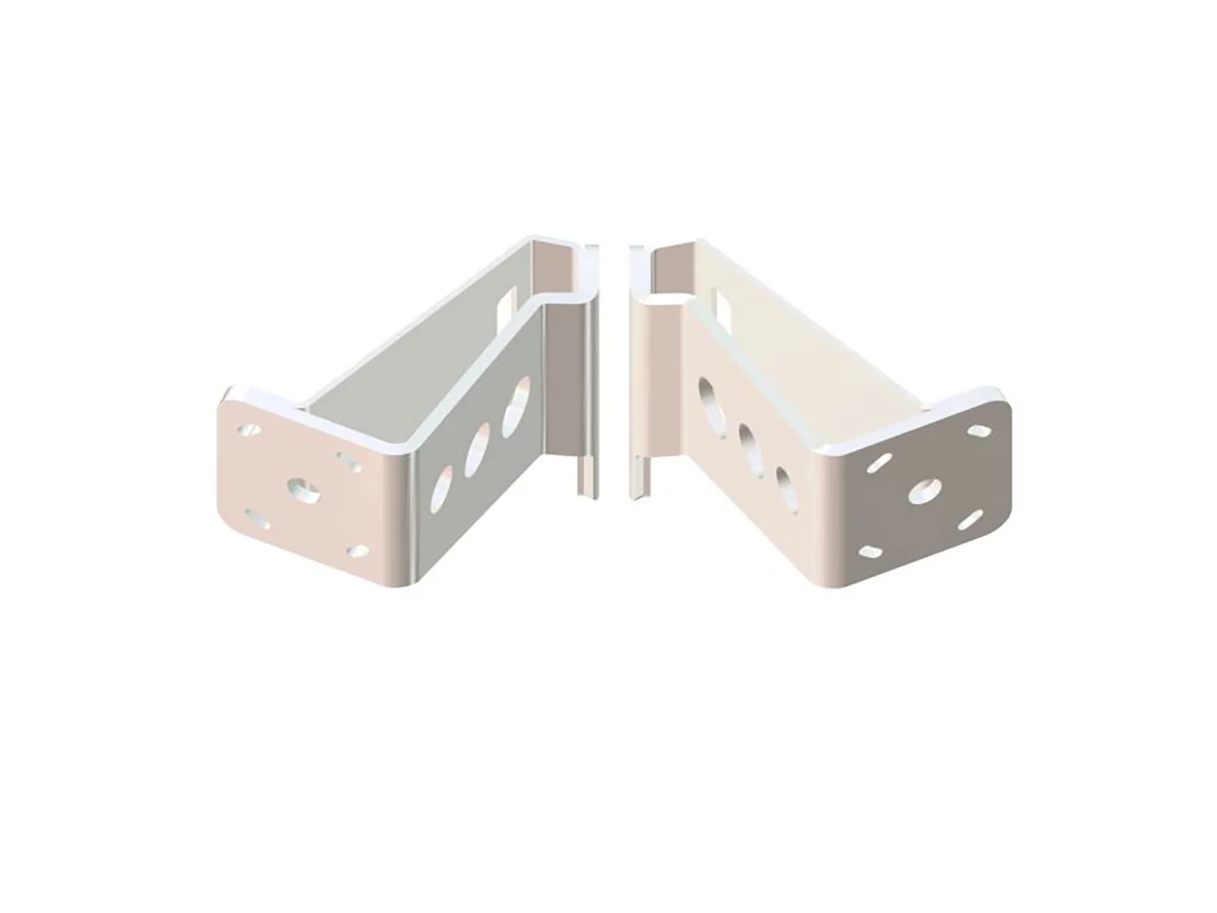 Power-Pole Dual-Braced S-8-6 - White
