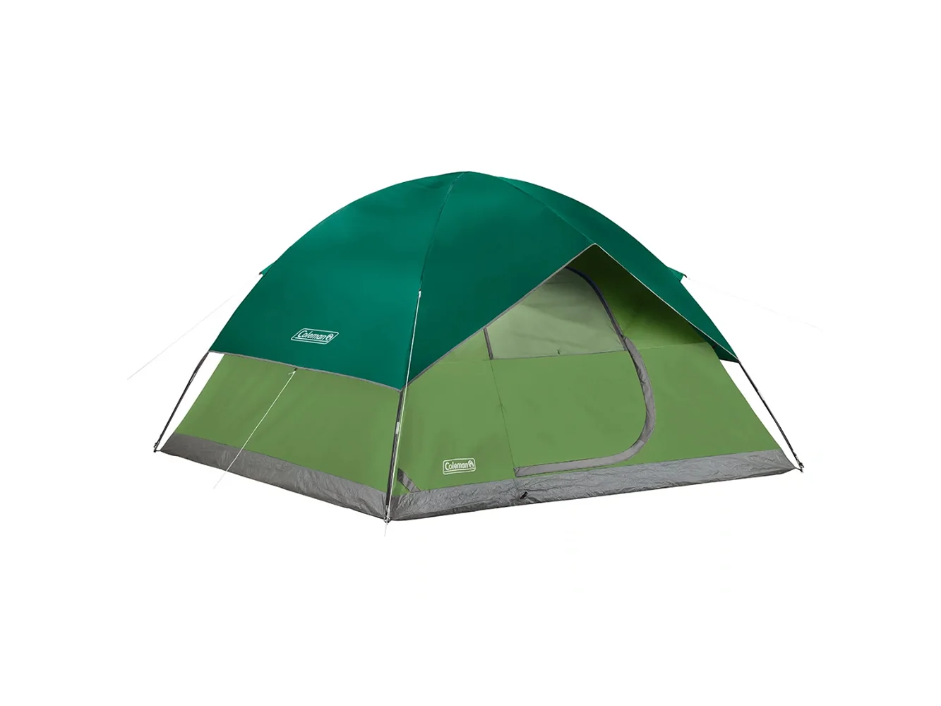 Coleman Sundome 6-Person Camping Tent - Spruce Green