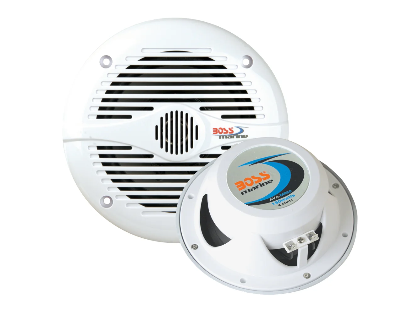 Boss Audio MR50 5.25" Round Speakers - White - Pair