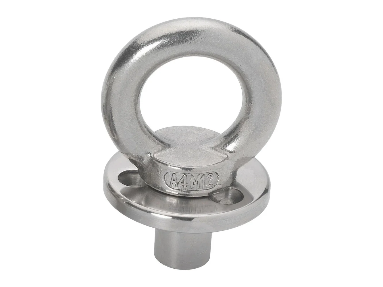 Barton Deck Plate w/Fixing & Eye w/Blanking Plug - M12 Eye