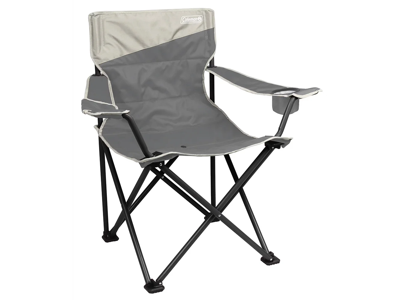 Coleman Big & Tall Quad Camping Chair - Grey