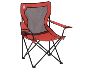 Coleman Broadband&trade; Mesh Quad Chair - Red