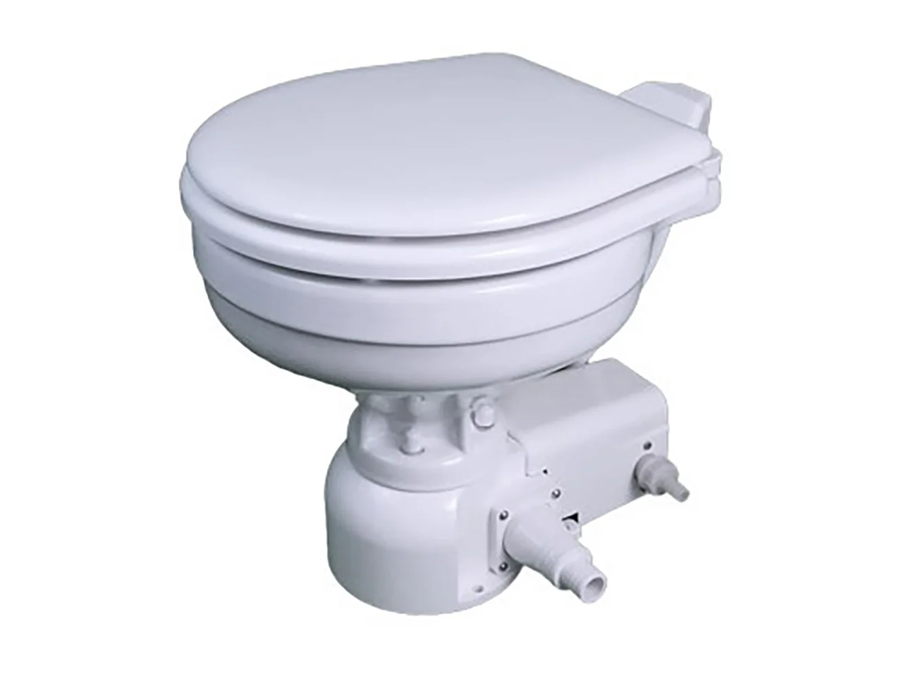 Raritan Sea Era QC Marine Size Pressurized Freshwater Toilet w/Multifunction Panel - White - 12V