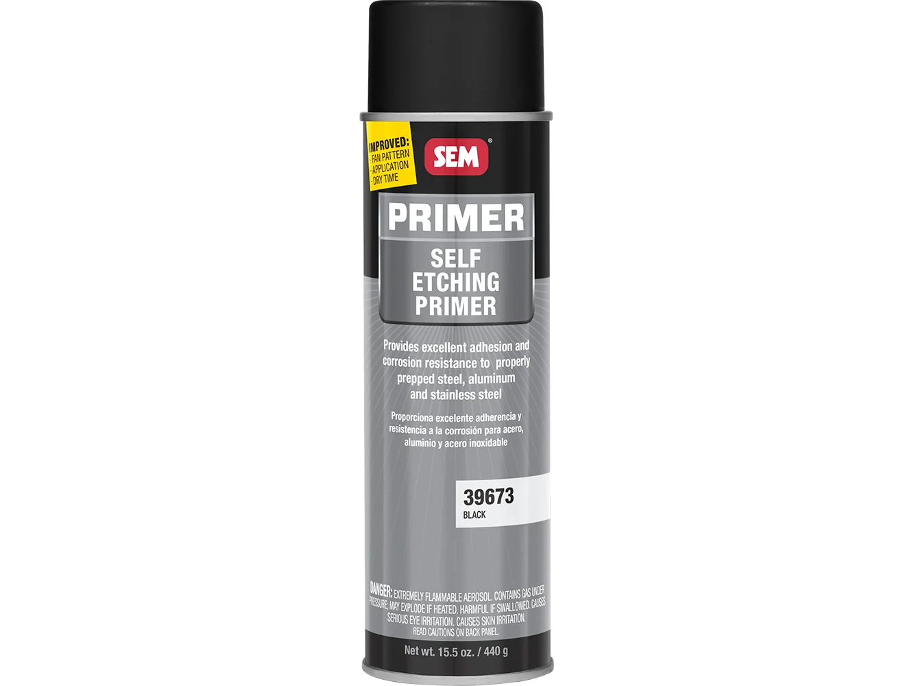 SEM Self Etching Primer - 20oz Aerosol Can - Black