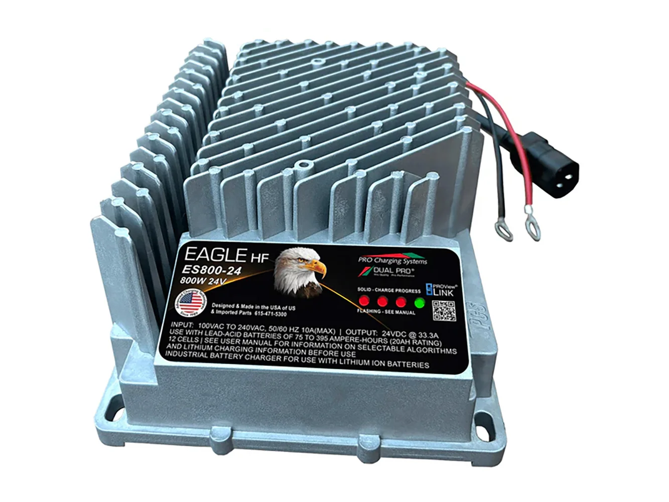 Dual Pro HF Eagle ES800 Series 24V Single Lithium Charger