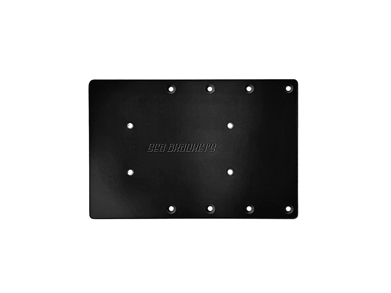 Sea Brackets 12" Straight Trolling Motor Plate f/Garmin Force® Kraken - Black