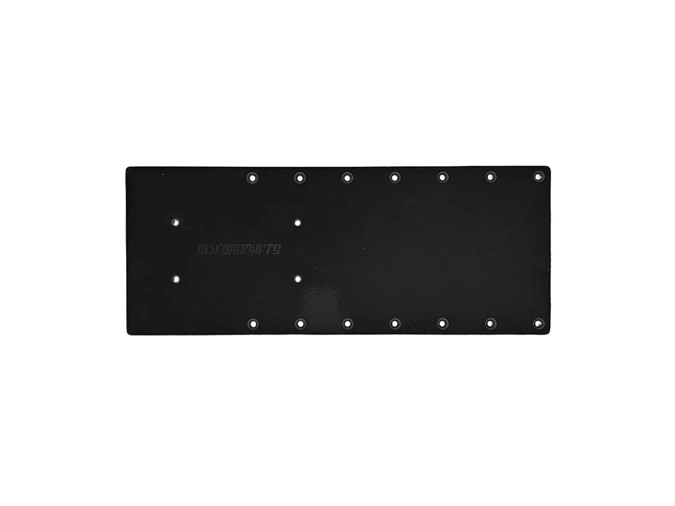Sea Brackets 18" Straight Trolling Motor Plate f/Garmin Kraken - Black