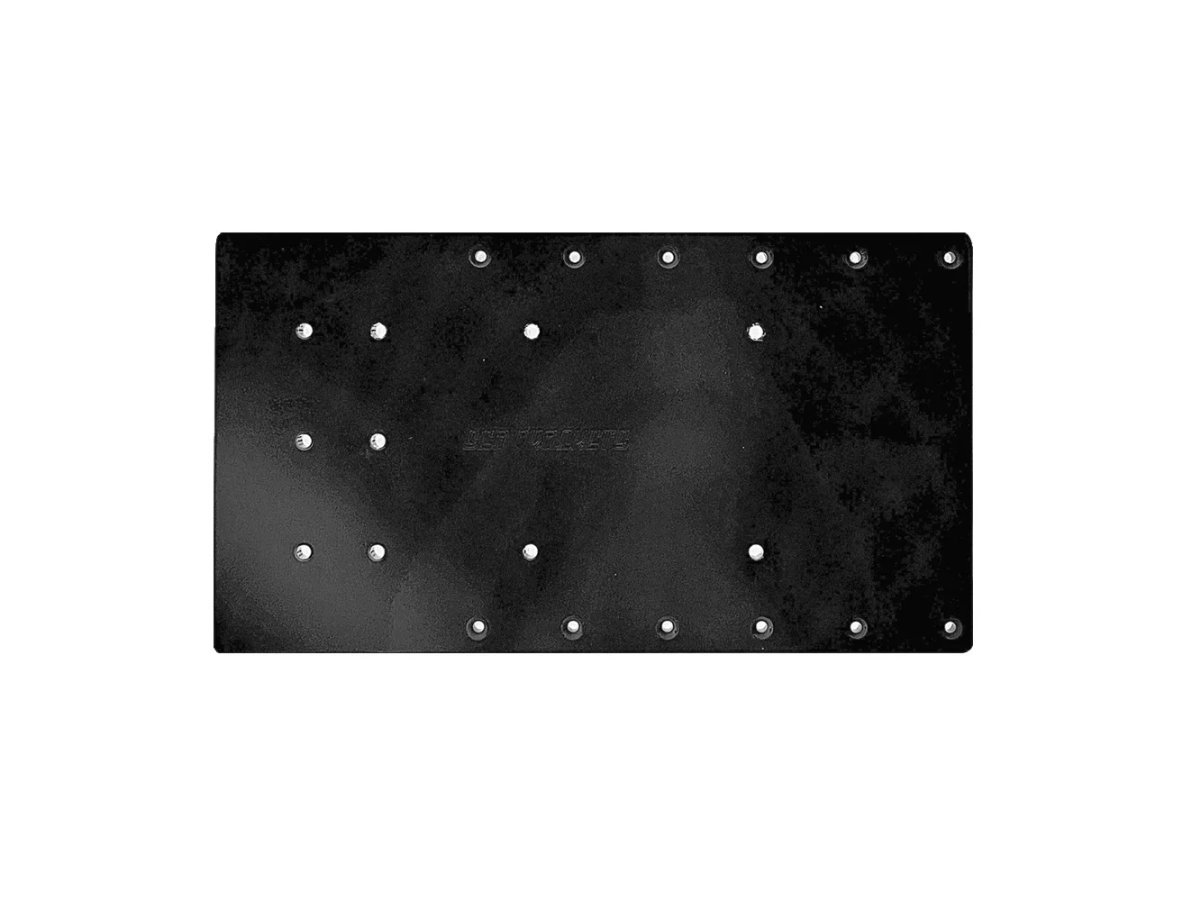 Sea Brackets 18" Straight Trolling Motor Plate f/Minn Kota Quest - Black