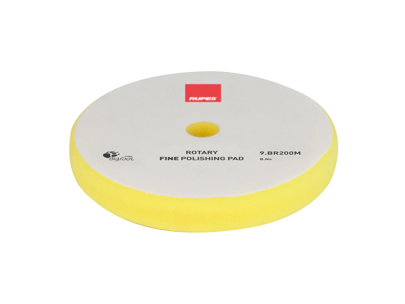 RUPES Rotary Fine Polishing Foam Pad 175/180mm - Yellow