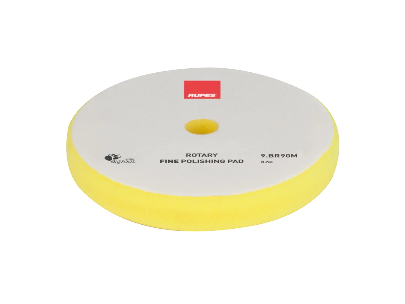 RUPES Rotary Fine Polishing Foam Pad 75/90mm - Yellow