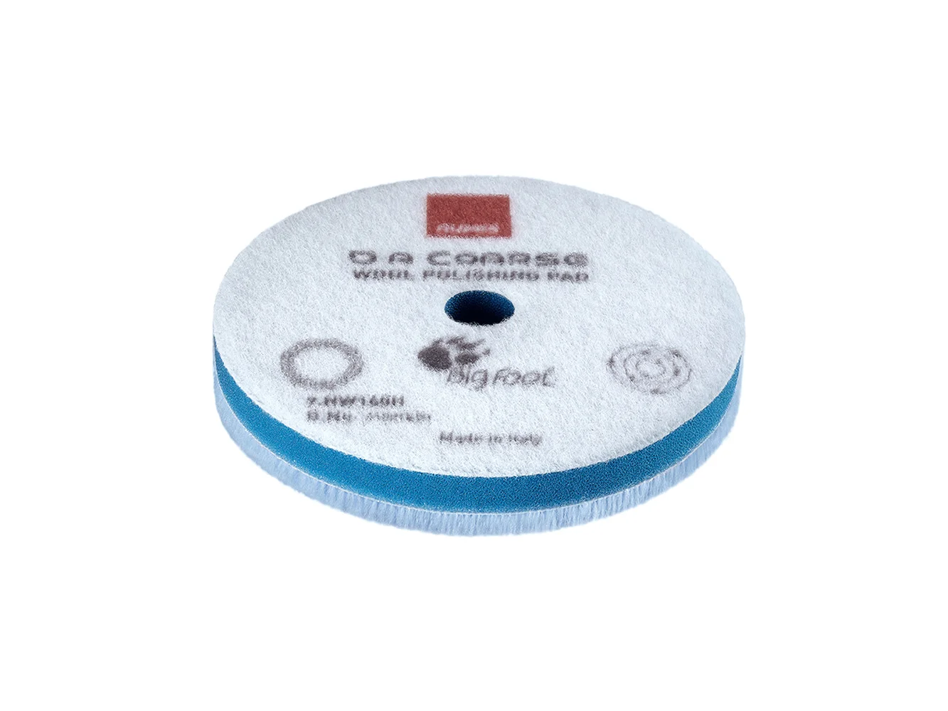 RUPES D-A Coarse Wool Polishing Pad 80mm - Blue