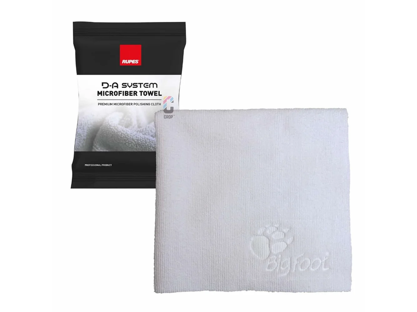 RUPES D-A System Microfiber Towel 16x16 - White