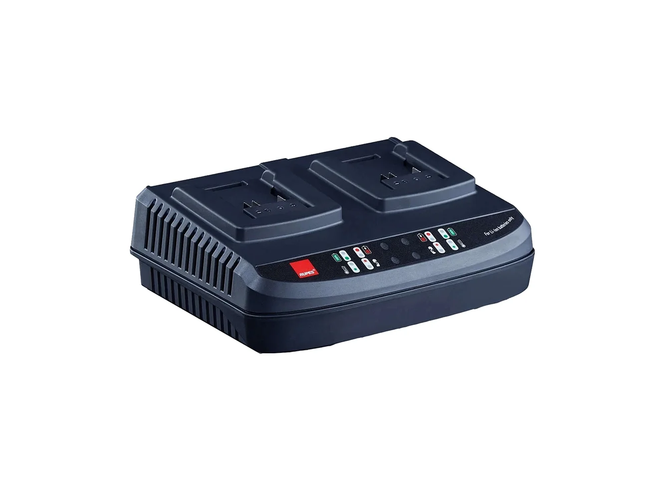 RUPES Dual Battery Charger f/iBrid HLR15 & HLR21 Batteries w/LED Indicators