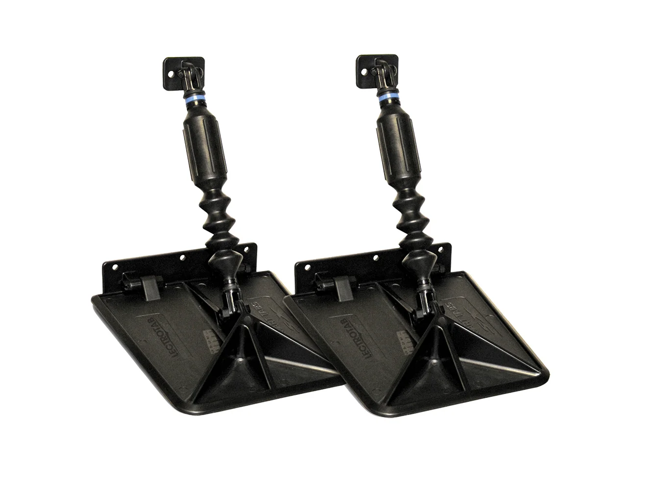 Smart Tab SX Composite Trim Tabs by Lectrotab 9.5” x 10” f/15'-18‘ Boat w/60 - 135HP - Black