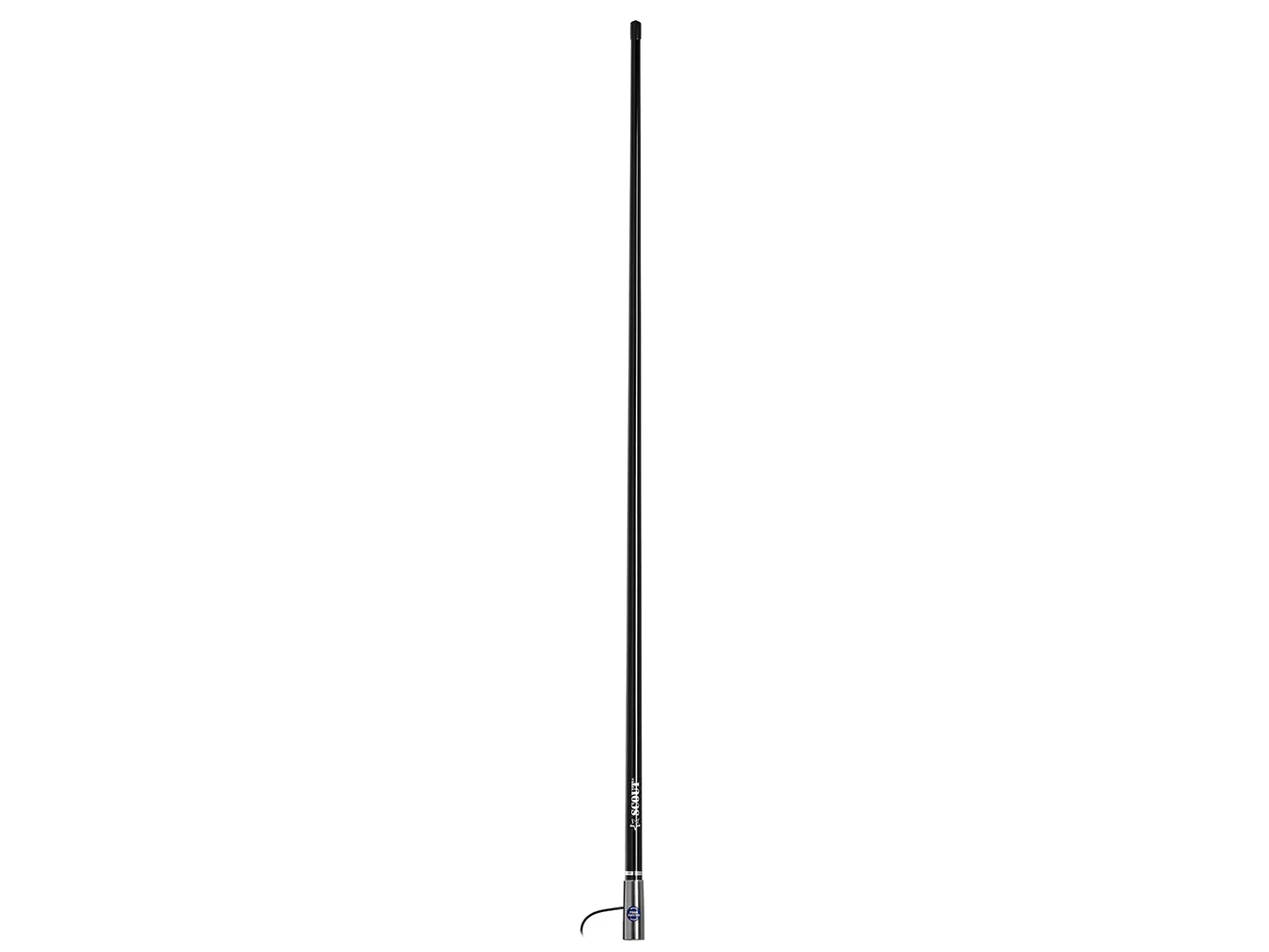 Scout Titan Series 4' Black VHF Antenna 3dB Stainless Steel Ferule w/5M RG-58 Includes PL-259