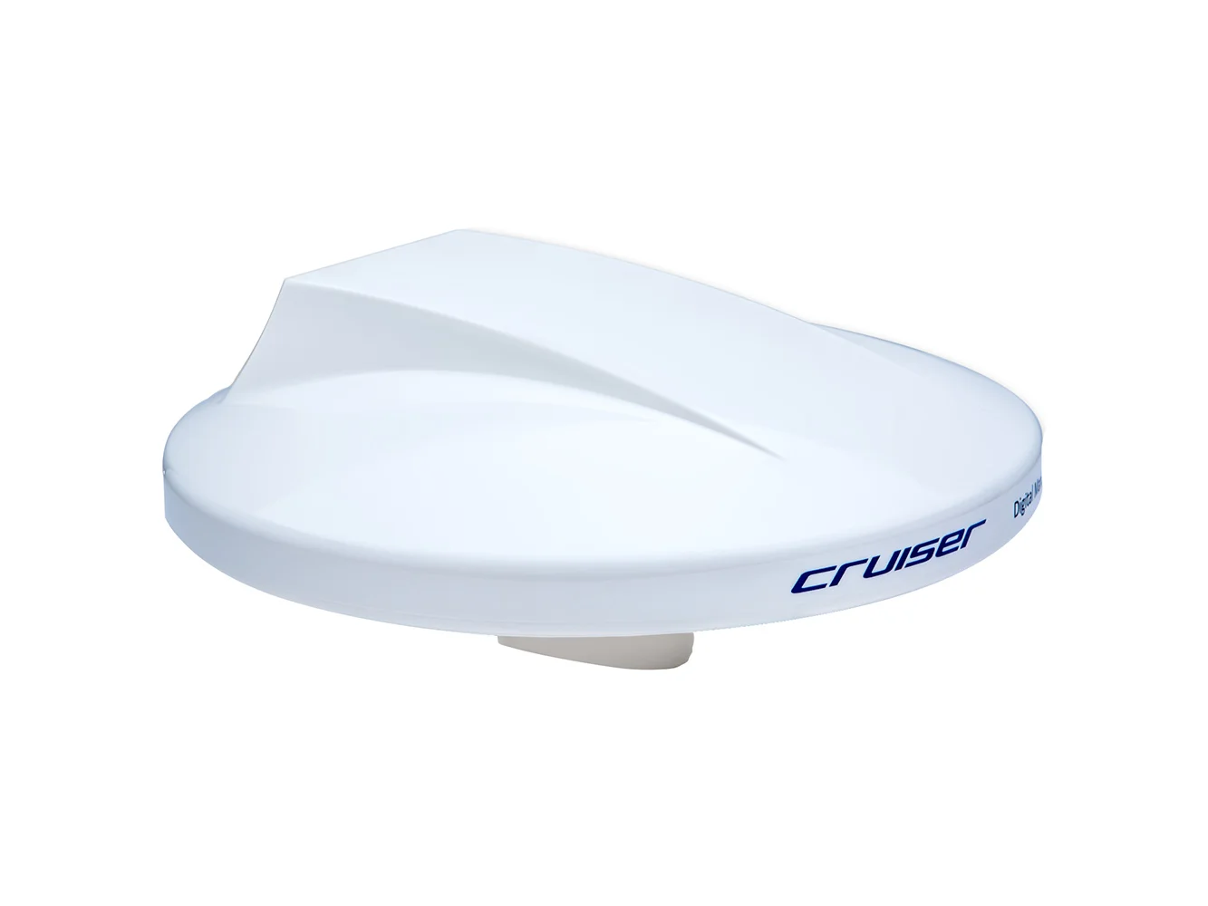 Scout Cruiser 10" White TV Antenna Omnidirectional w/20M, 75 ohms, Cable