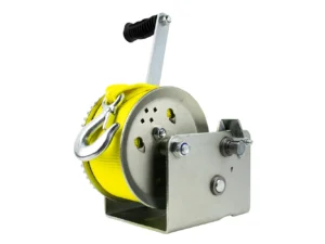Powerwinch Utility Series Winch 3,200lb, 2 Speed, 9" Crank Arm - Zinc