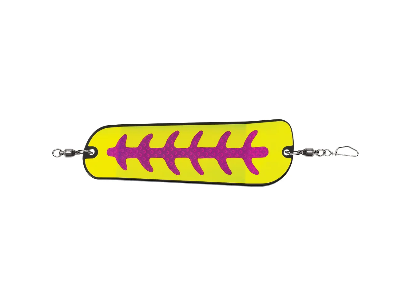 Luhr-Jensen Money Roll Flasher - 8-1/4" - Nuclear Carbon Glow