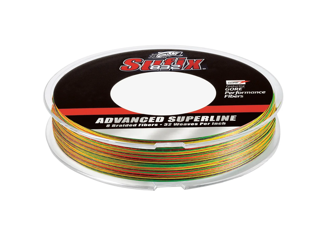 Sufix 832 Braid - 30lb - Fire Tiger - 300 yds