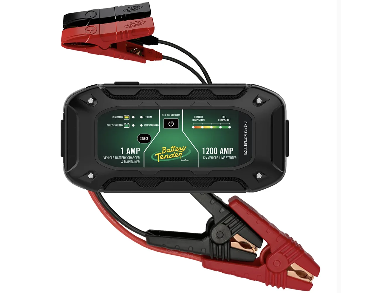 Battery Tender Charge N Start 1120 1 Amp Battery Charger & 1200 Amp Jump Starter