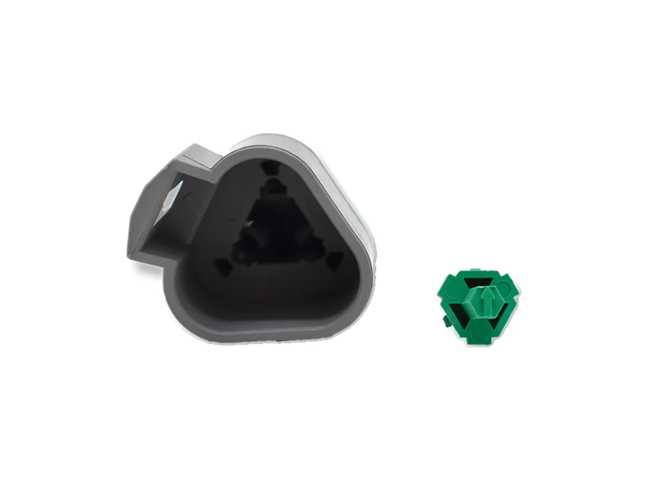 Bluewater 3 Position Male Deutsch Connector w/Wedge Lock