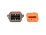 Bluewater 8 Position Female Deutsch Connector w/Wedge Lock