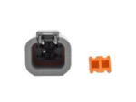 Bluewater 4 Position DTP Male Connector w/Wedge Lock