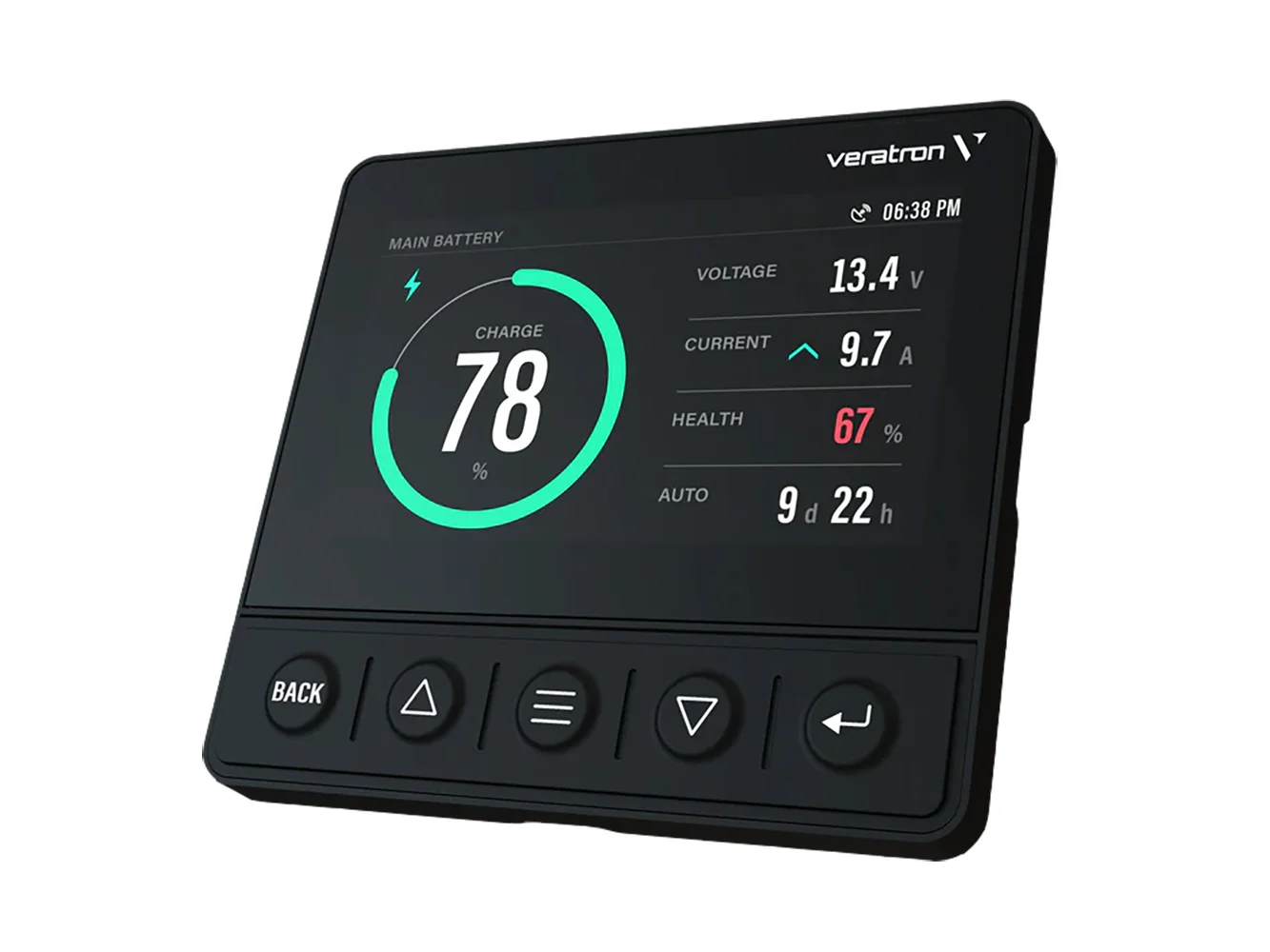 Veratron OL 43 Smart Marine Monitoring TFT Display