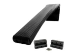 Caliber BunkWrap Kit - Black 16' x 2" x 6" Roll + 4 Caps + HRDW Roll + 4 Endcaps & Stainless Steel Hardware
