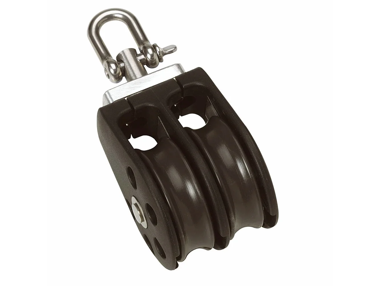 Barton Size 2 35mm Plain Bearing Pulley Block Double w/Swivel