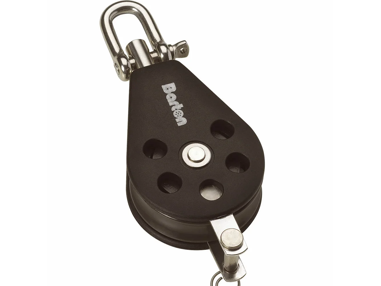 Barton Size 1 30mm Plain Bearing Pulley Block Single Swivel & Becket