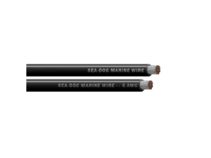 Sea-Dog 6 AWG Black Battery Cable - 25'