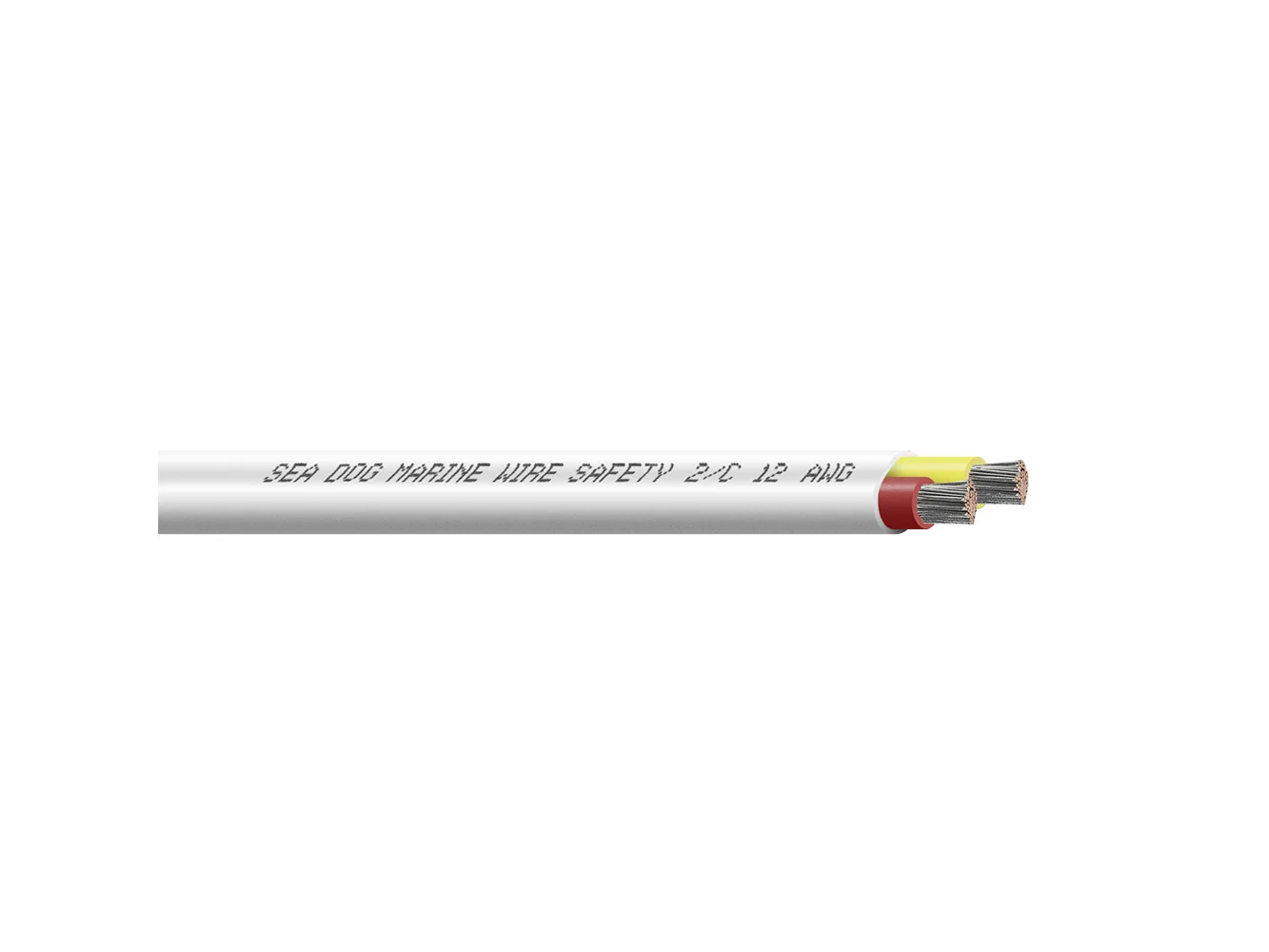 Sea-Dog 12/2 AWG Flat Duplex Safety Wire - Red/Yellow - 100'