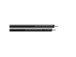 Sea-Dog 14 AWG Black Primary Wire - 100'