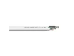 Sea-Dog 14/3 AWG Flat Triplex Wire - White/Green/Black - 100'