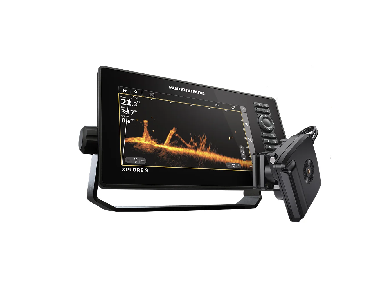 Humminbird XPLORE 9 CMSI+ Mega Live 2 Bundle w/Transom Mount Transducer
